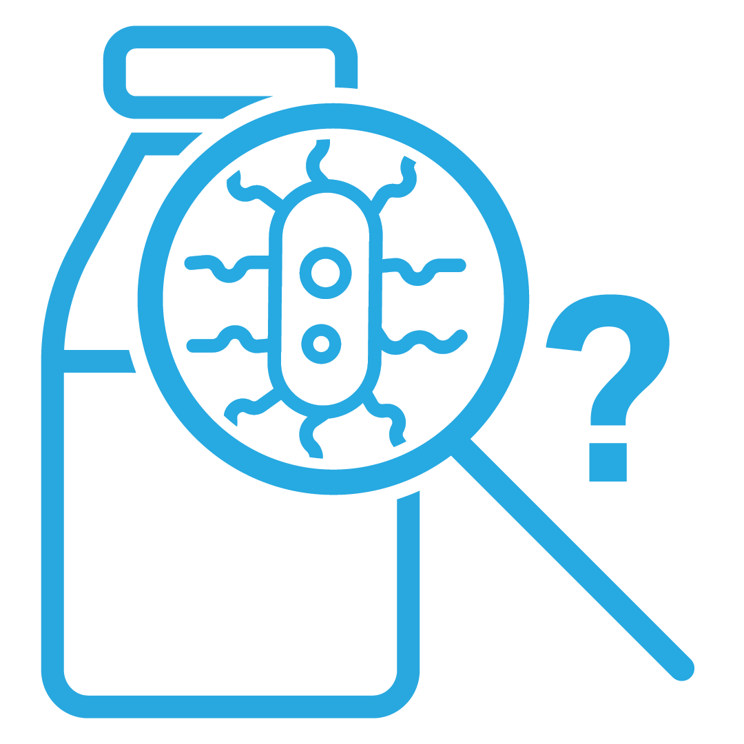 Smartphone with a magnifying glass focusing on a bug, symbolizing bug detection or debugging